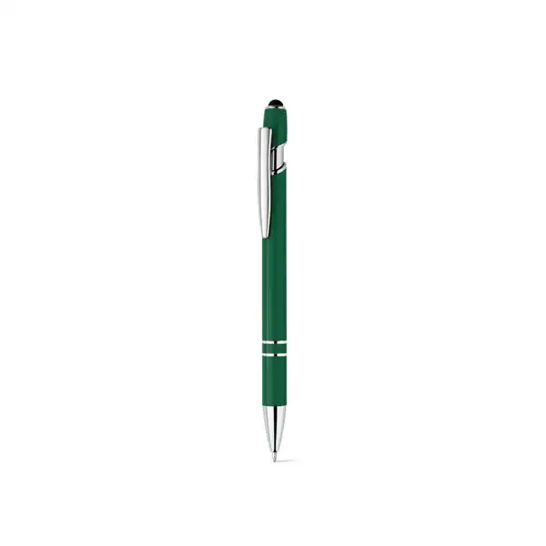 Kugelschreiber mit Gehäuse aus recyceltem Aluminium (100% rAL) und Touch-Pen Druckknopf – Ansicht 23