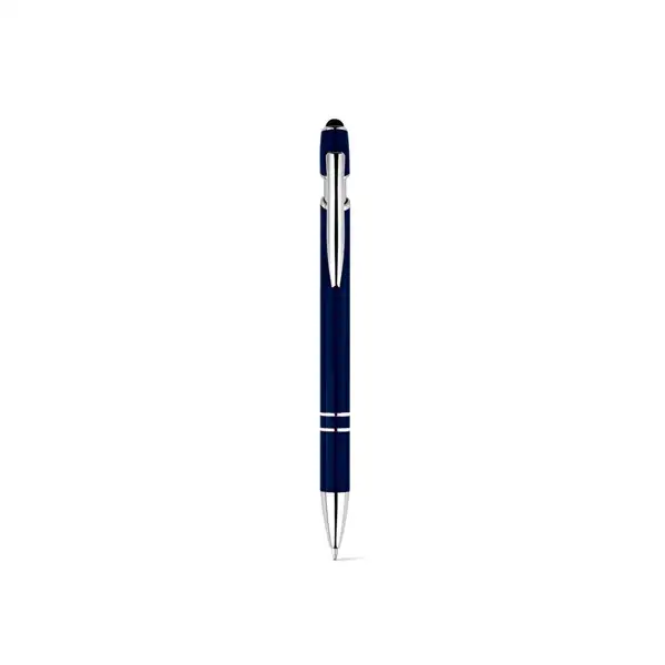 Kugelschreiber mit Gehäuse aus recyceltem Aluminium (100% rAL) und Touch-Pen Druckknopf – Ansicht 25