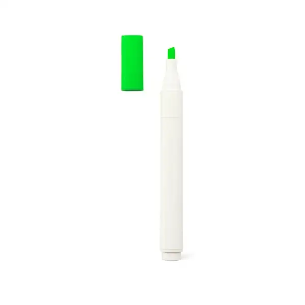 Textmarker aus PP mit matter Oberfläche – Ansicht 6