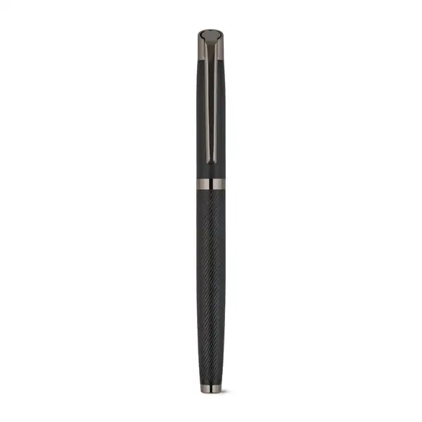 Set bestehend aus 1 Kugelschreiber und 1 Tintenroller aus Aluminium mit blauer Dokumental®-Tinte – Ansicht 5