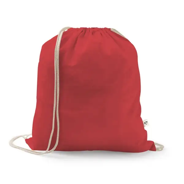 Rucksack aus recycelter Baumwolle (70%), Polyester (30% rPET) (150 g/m²) – Ansicht 3