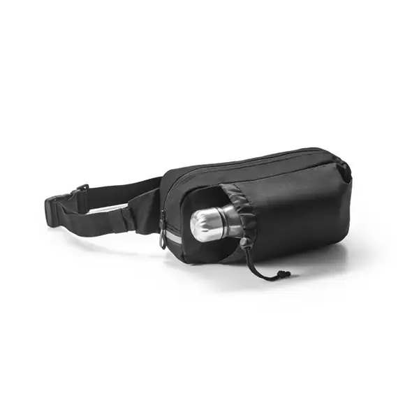 Gürteltasche aus 300D recyceltem Polyester und 600D recyceltem Polyester mit reflektierenden Elementen – Ansicht 6