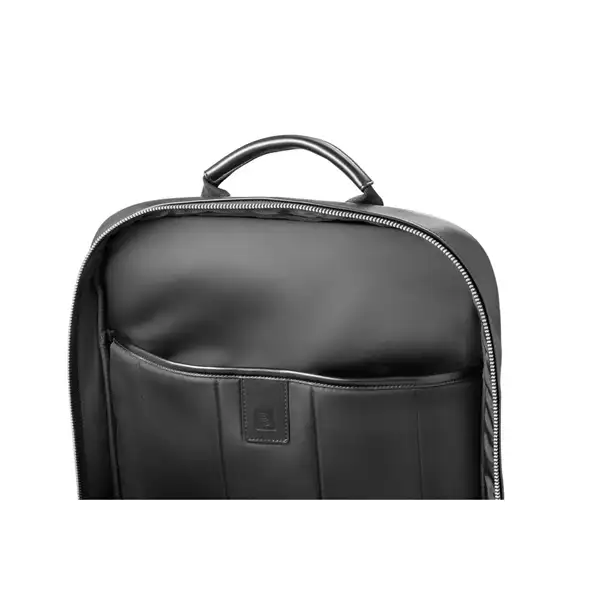 Rucksack für Laptops bis zu 15.6" aus Stoff und PU – Ansicht 6