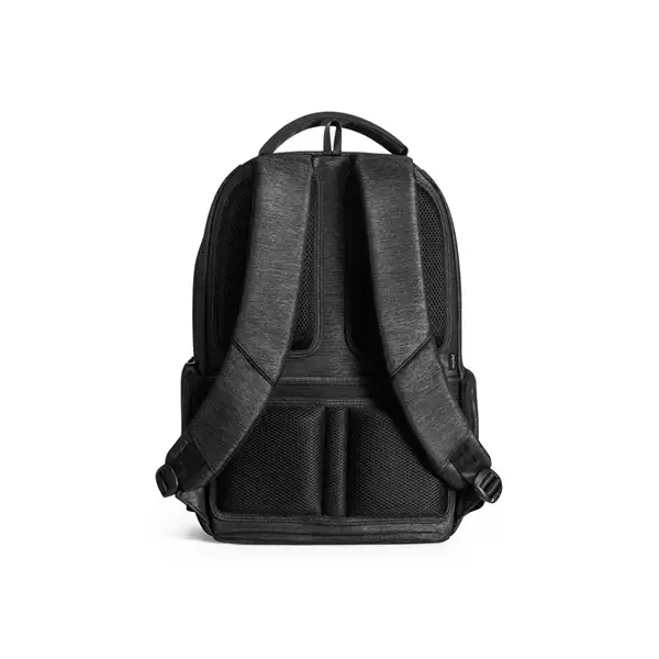 Wasserabweisender 2Tone-Laptop-Rucksack aus recyceltem Nylon mit 210D-Fach – Ansicht 3