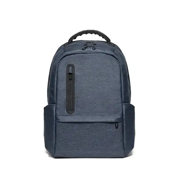Wasserabweisender 2Tone-Laptop-Rucksack aus recyceltem Nylon mit 210D-Fach – Ansicht 6