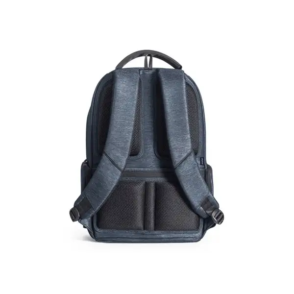 Wasserabweisender 2Tone-Laptop-Rucksack aus recyceltem Nylon mit 210D-Fach – Ansicht 7