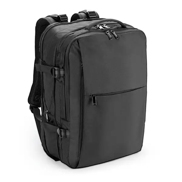 Hochverdichteter Reiserucksack aus recyceltem 600D-Polyester für 17.3"-Laptop – Ansicht 1
