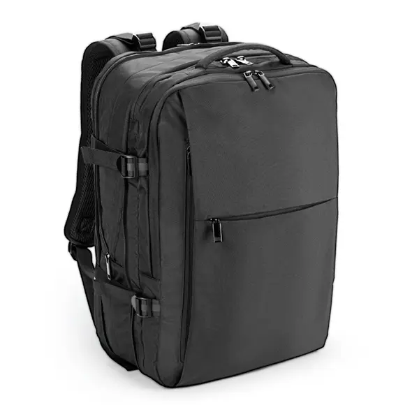 Hochverdichteter Reiserucksack aus recyceltem 600D-Polyester für 17.3"-Laptop – Werbeartikel mit Logo bedrucken