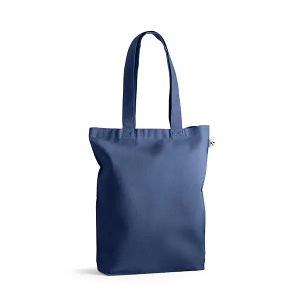 Tragetasche (220 g/ m²) aus Baumwolle (50%), recycelter Baumwolle (30%) und polyester (20% rPET) – Ansicht 5