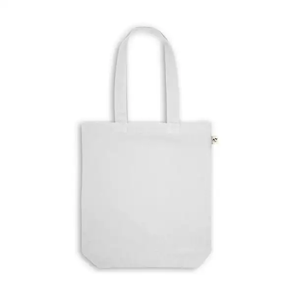 Tragetasche (220 g/ m²) aus Baumwolle (50%), recycelter Baumwolle (30%) und polyester (20% rPET) – Ansicht 8