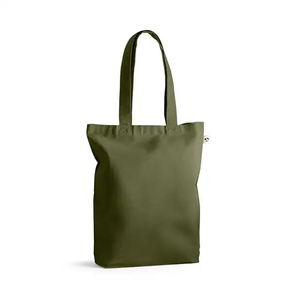 Tragetasche (220 g/ m²) aus Baumwolle (50%), recycelter Baumwolle (30%) und polyester (20% rPET) – Ansicht 16