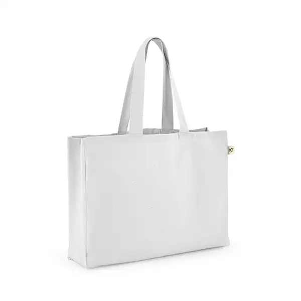 Tragetasche aus Baumwolle (50%), recycelter Baumwolle (30%) und polyester (20% rPET) (280 g/m²) – Ansicht 8