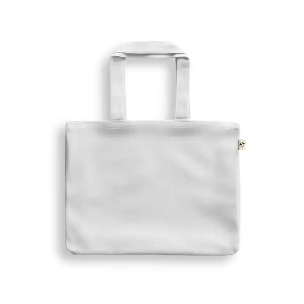 Tragetasche aus Baumwolle (50%), recycelter Baumwolle (30%) und polyester (20% rPET) (280 g/m²) – Ansicht 9