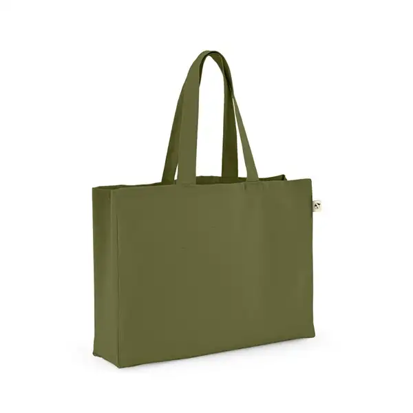 Tragetasche aus Baumwolle (50%), recycelter Baumwolle (30%) und polyester (20% rPET) (280 g/m²) – Ansicht 20