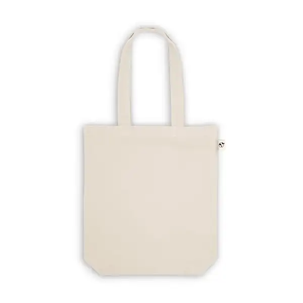 TraTragetasche aus Baumwolle (50%), recycelter Baumwolle (30%) und polyester (20% rPET) (220 g/ m²) – Ansicht 2