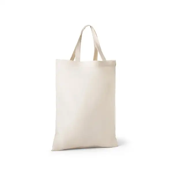 Faltbare Tasche aus Baumwolle (50%), receycelte Baumwolle (30%) und Polyester (20% rPET) (140 g/m²) – Ansicht 5