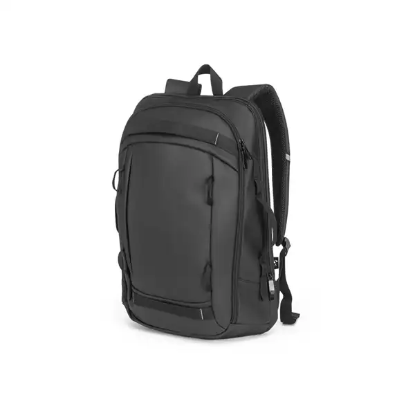 Laptop-Rucksack aus 900D hochdichtem recyceltem Polyester mit wasserdichter Beschichtung und 210D Futter aus recyceltem Polyester 17'3" – Ansicht 4