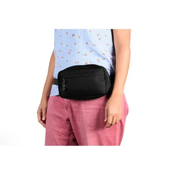 Gürteltasche aus 600D recyceltem Polyester und Innenfutter aus 210D recyceltem Polyester – Ansicht 4