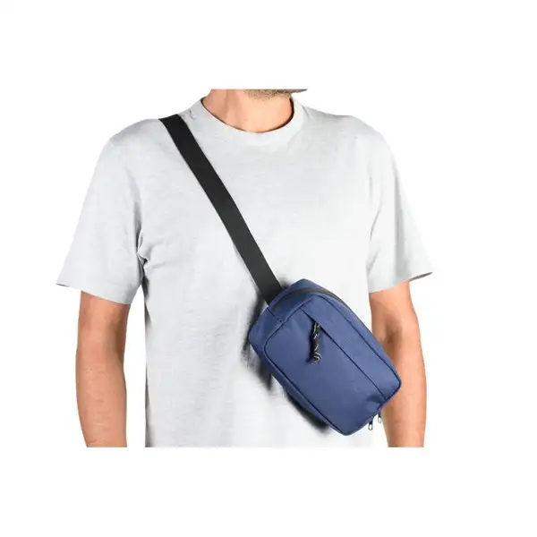 Gürteltasche aus 600D recyceltem Polyester und Innenfutter aus 210D recyceltem Polyester – Ansicht 11