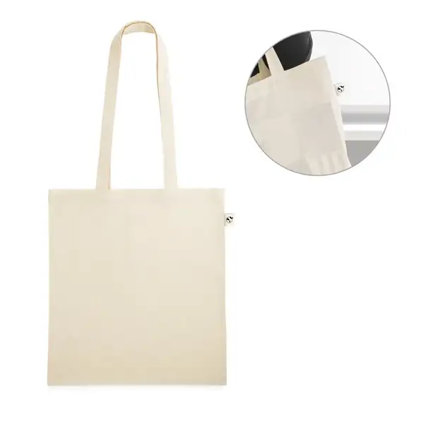 Tasche aus 100% organische Bauwolle (140 g/m²) – Ansicht 4
