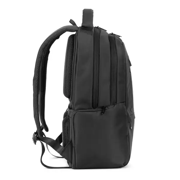 Laptop-Rucksack (17") aus 150D Nylon mit 2 gepolsterten Fächern – Ansicht 4