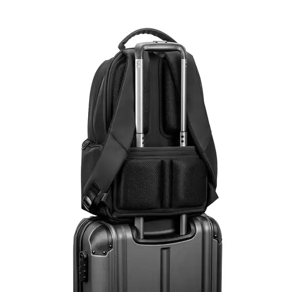 Laptop-Rucksack (17") aus 150D Nylon mit 2 gepolsterten Fächern – Ansicht 6