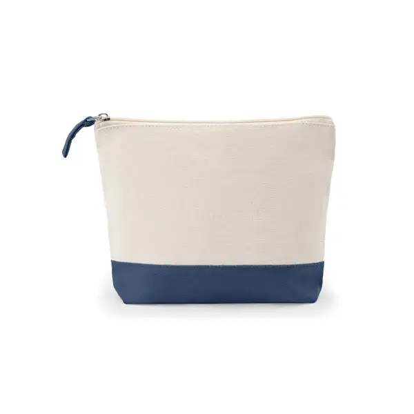 Kosmetiktasche aus 100 % Baumwolle (340 g/m²), zweifarbig – Ansicht 4