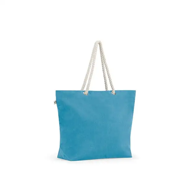 Strandtasche aus recycelter Baumwolle (70 %) und recyceltem Polyester (30 %) (220 g/m²) – Ansicht 5