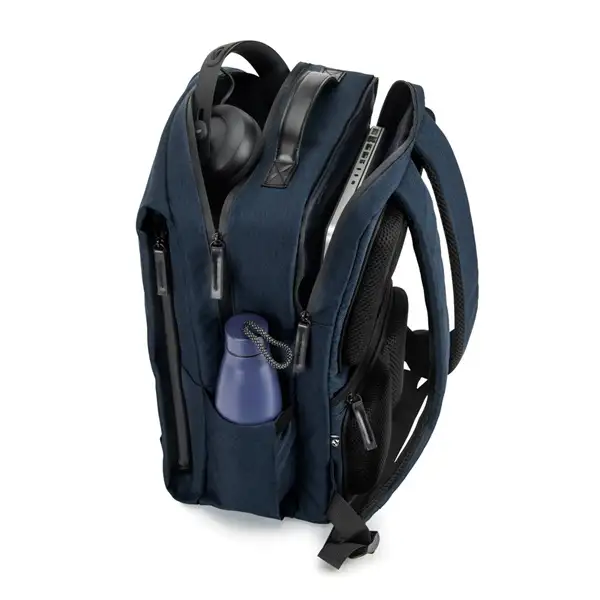 Laptop-Rucksack (17") aus hochdichtem 600D-Recycling-Polyester (20L) – Ansicht 7