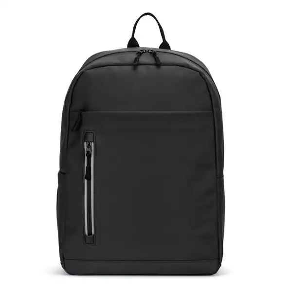 Laptop-Rucksack (16") aus PU mit wasserabweisenden Reißverschlüssen – Ansicht 2