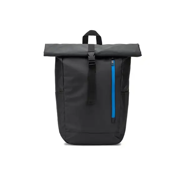 Rolltop-Rucksack mit Reissverschlusssystem, bei dem das Oberteil aufgerollt werden kann, um es an das Volumen des Rucksacks anzupassen. Hergestellt aus recyceltem 600D-Polyester – Ansicht 8
