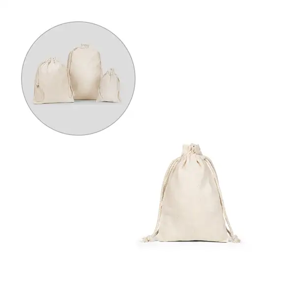 Kleiner Beutel, 100 % Baumwolle (120 g/m²) – Ansicht 4