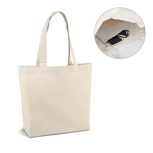 Tragetasche aus 100% Canvas-Baumwolle (280 g/m²) – Ansicht 3