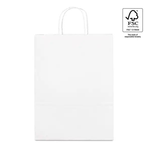 Tragetasche aus Kraftpapier (90 g/m²) – Ansicht 2
