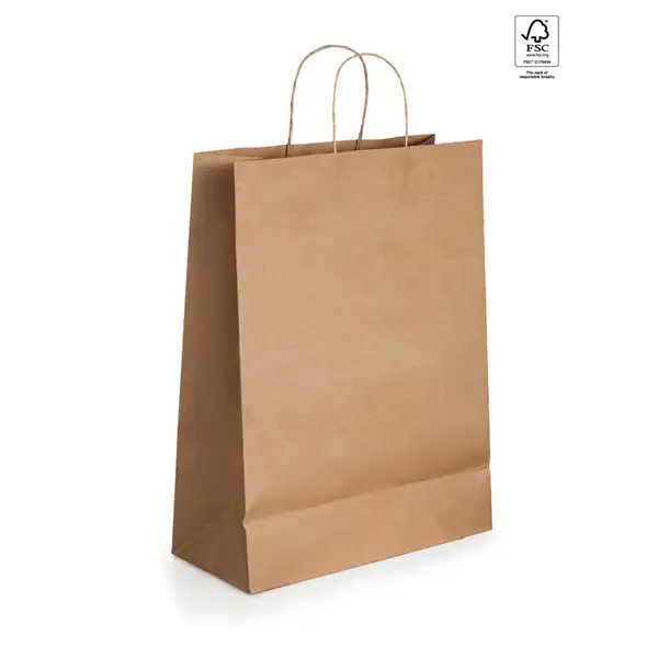 Tragetasche aus Kraftpapier (115 g/m²) – Ansicht 1