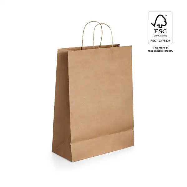 Tragetasche aus Kraftpapier (115 g/m²) – Ansicht 3