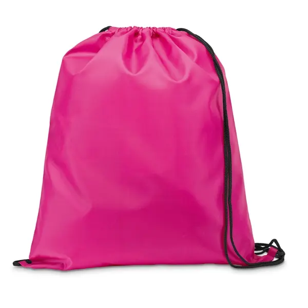 210D Rucksacktasche mit schwarzen Zugbändern