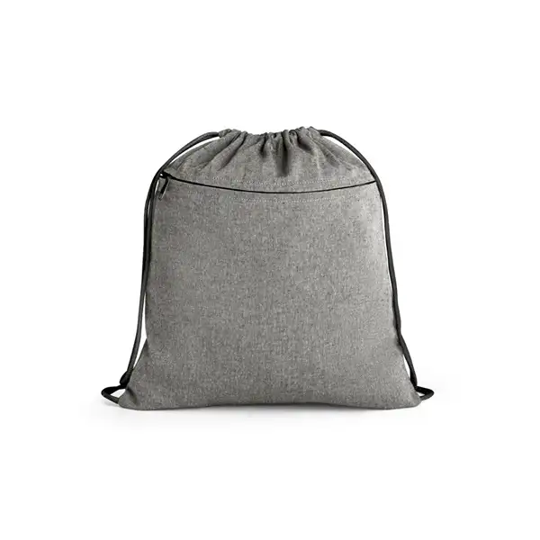 Turnbeutel mit recycelter Baumwolle (70%), Polyester (30% rPET) (140 g/m²) – Ansicht 1