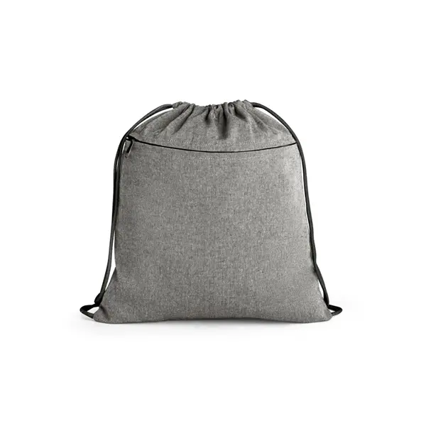 Turnbeutel mit recycelter Baumwolle (70%), Polyester (30% rPET) (140 g/m²) – Werbeartikel mit Logo bedrucken