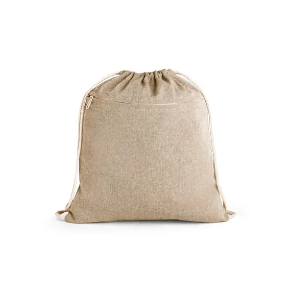 Turnbeutel mit recycelter Baumwolle (70%), Polyester (30% rPET) (140 g/m²) – Ansicht 6
