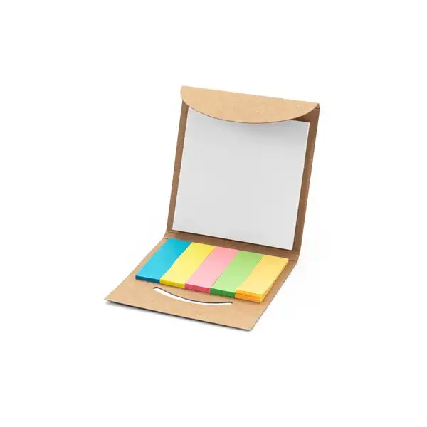 Büroset 2-in-1- aus 100 % Recyclingpapier mit 6 Haftnotizblöcken – Ansicht 4