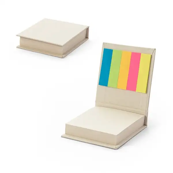 Büroset 2-in-1- aus 100 % Recyclingpapier mit 6 Haftnotizblöcken – Ansicht 4
