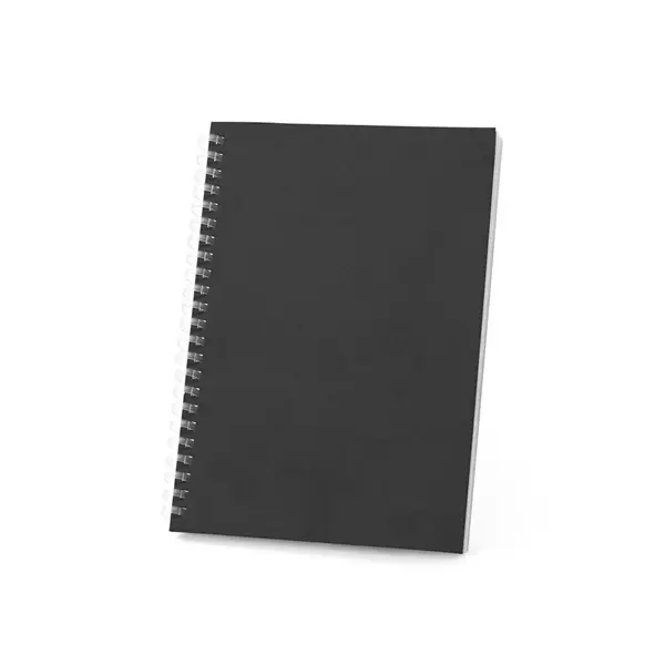 Notizblock A5 mit flexiblem Cover, hergestellt aus 100 % Recyclingpapier – Werbeartikel mit Logo bedrucken