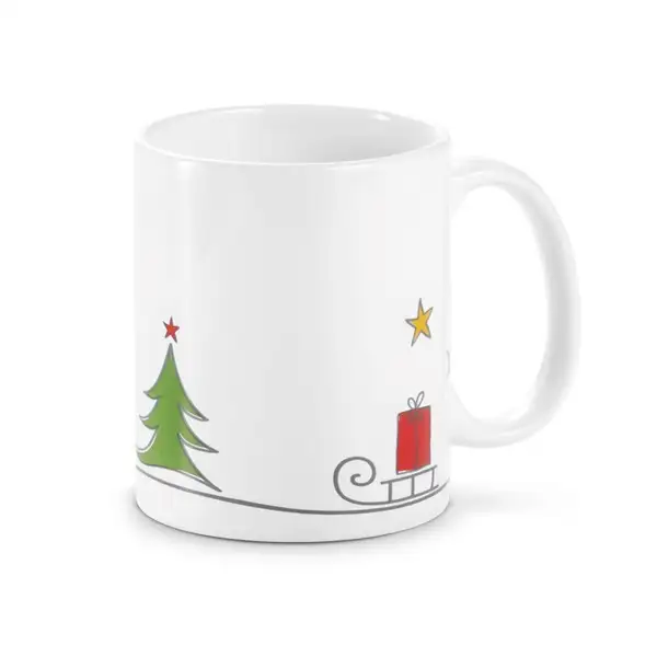 Weihnachtliche Tasse – Ansicht 1