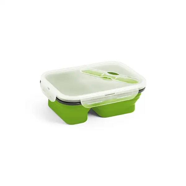Faltbare hermetische Frischhaltebox aus Silikon und PP (480 und 760 mL) – Ansicht 6
