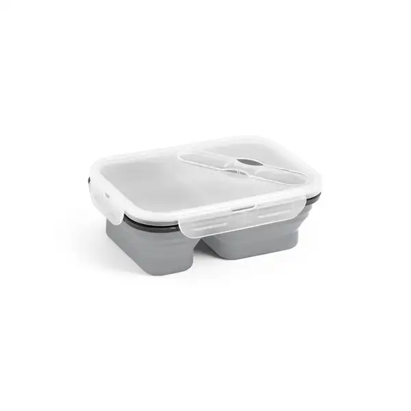 Faltbare hermetische Frischhaltebox aus Silikon und PP (480 und 760 mL) – Ansicht 10