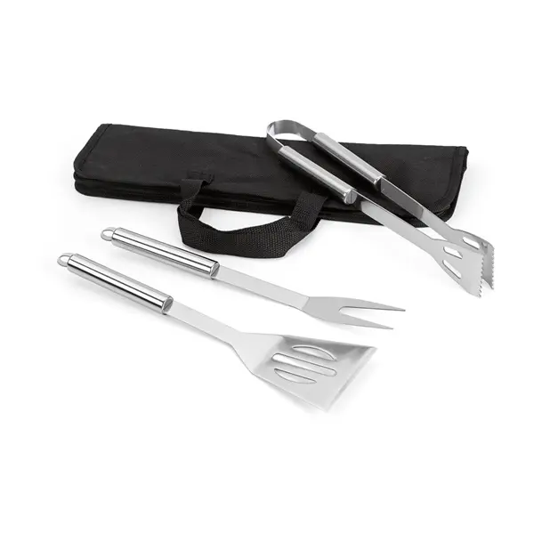 Grill - Set aus Edelstahl 3-teilig bestehend