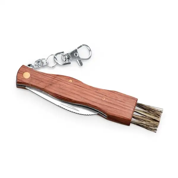 Taschenmesser aus Edelstahl und Holz – Ansicht 3