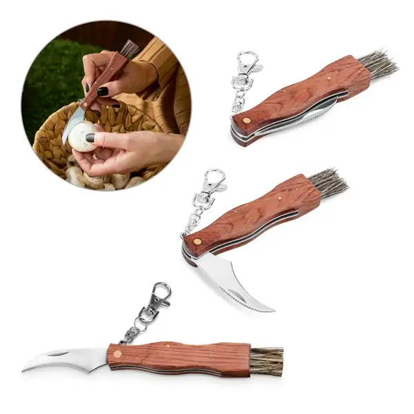 Taschenmesser aus Edelstahl und Holz – Ansicht 5