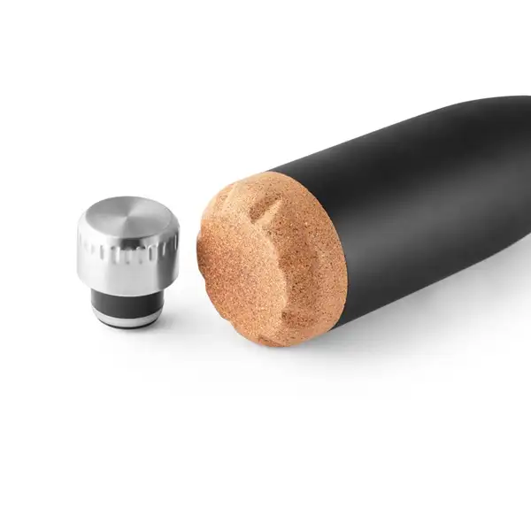 Thermosflasche aus Edelstahl und Korkboden, 560 ml – Ansicht 3